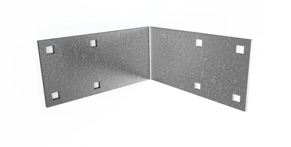 Wood Dock Frame Outside Corner End