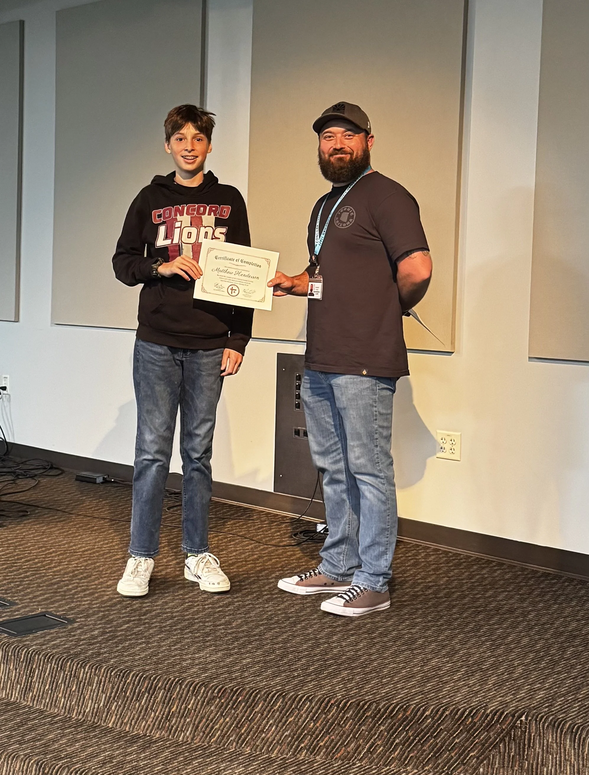 Another student graduates!