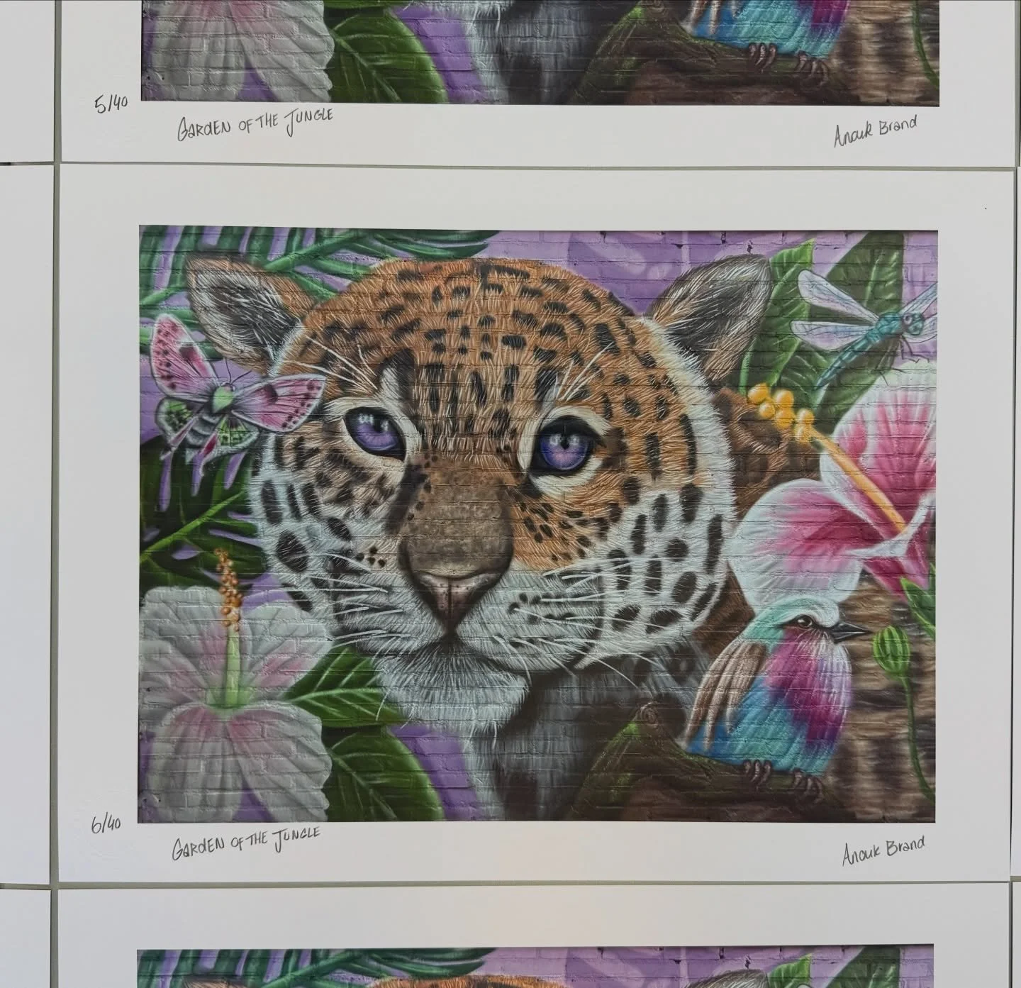 📣FOR SALE! My first art print release!! 📣
The jungle themed mural I made in my garden is now available on my website for you to admire it yourself. ✨

&lsquo;Garden in the Jungle&rsquo; 40 x 30 cm
&euro;30 (for the Netherlands including shipping)

