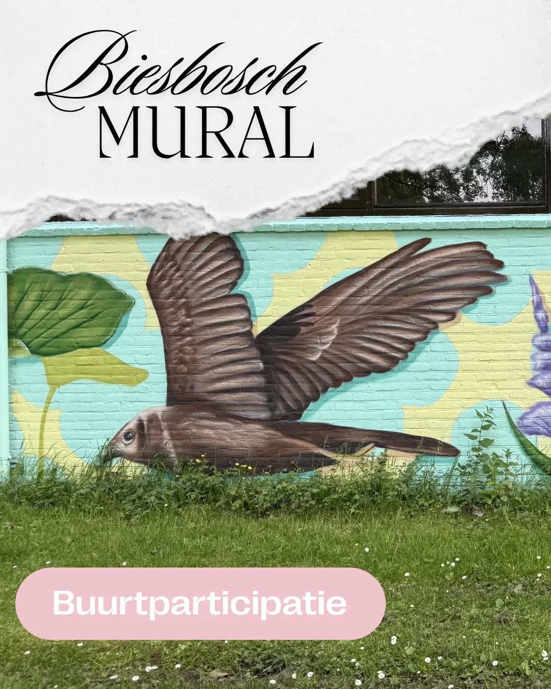 Mijn grootste muurschildering tot zover en tweede buurtparticipatie project in Sliedrecht. 

Kinderen mochten meedenken aan het ontwerp en kregen een lezing, buurtbewoners mochten helpen door middel van kleuren op nummer en meedoen aan de feestelijke