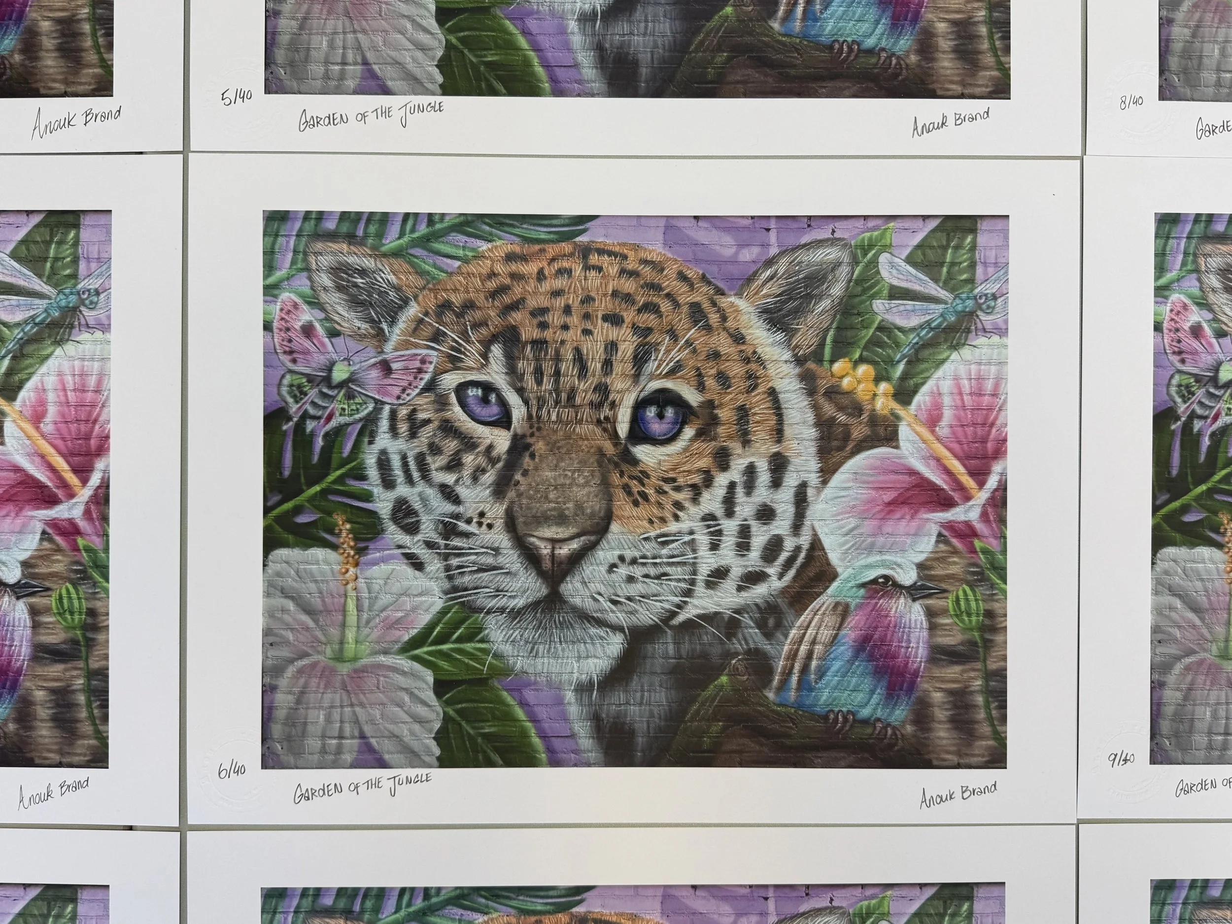 Garden in the Jungle print 40x30 cm