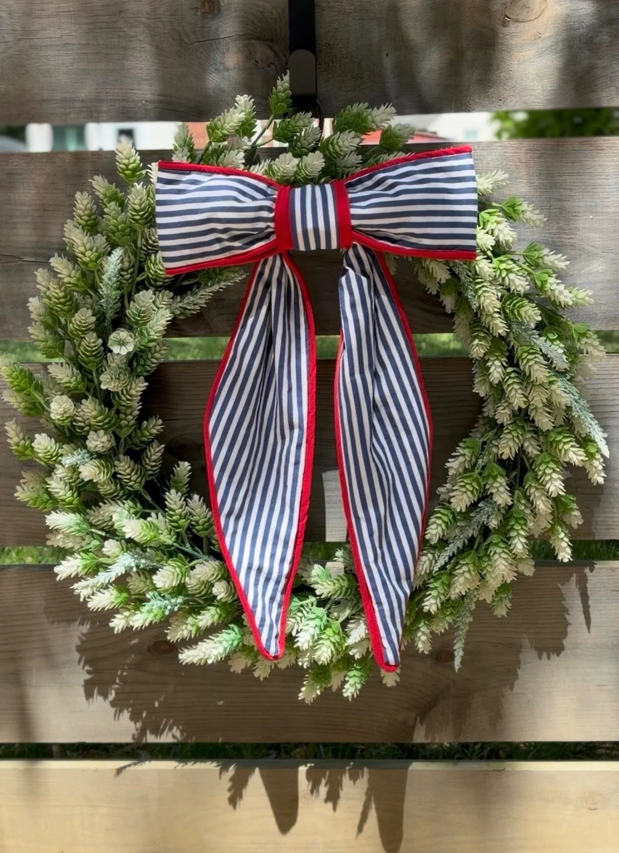 Classic Red, White & Blue Bow