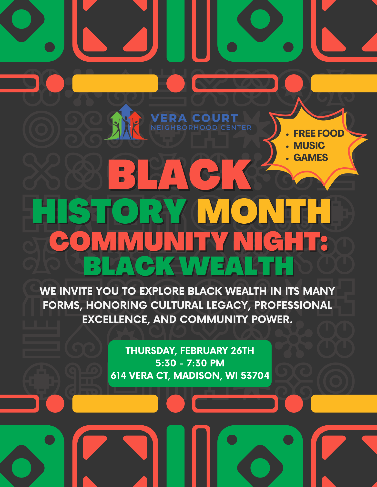 Black History Month Community Night: Black Wealth