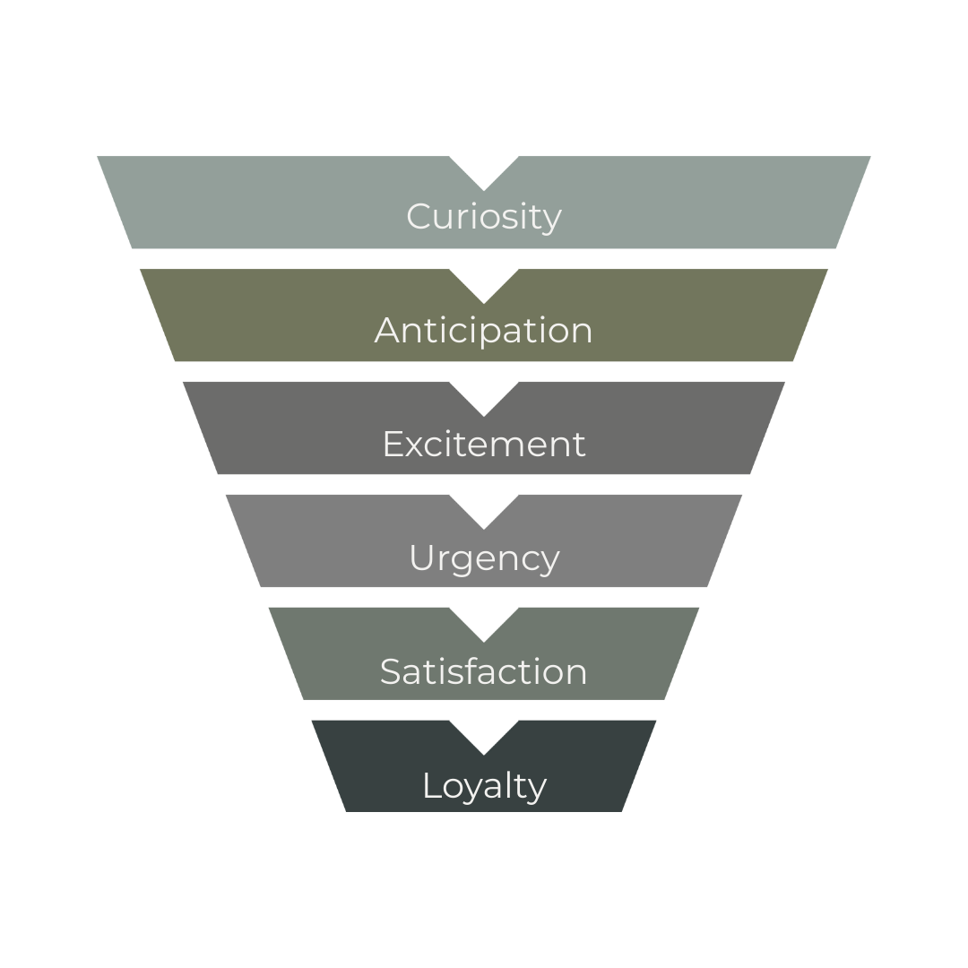 Attracting paying customers through curiosity