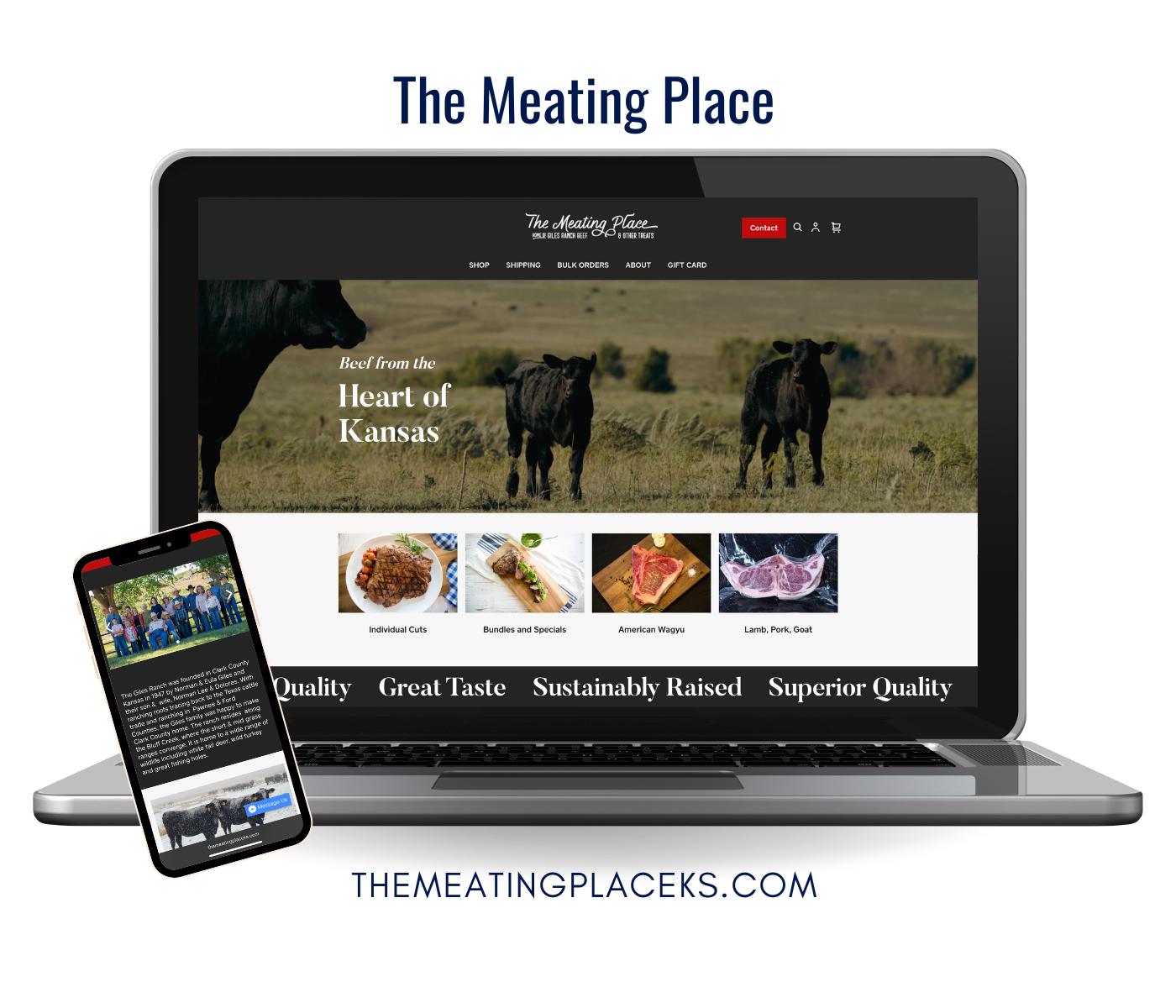 Kansas beef website marketing