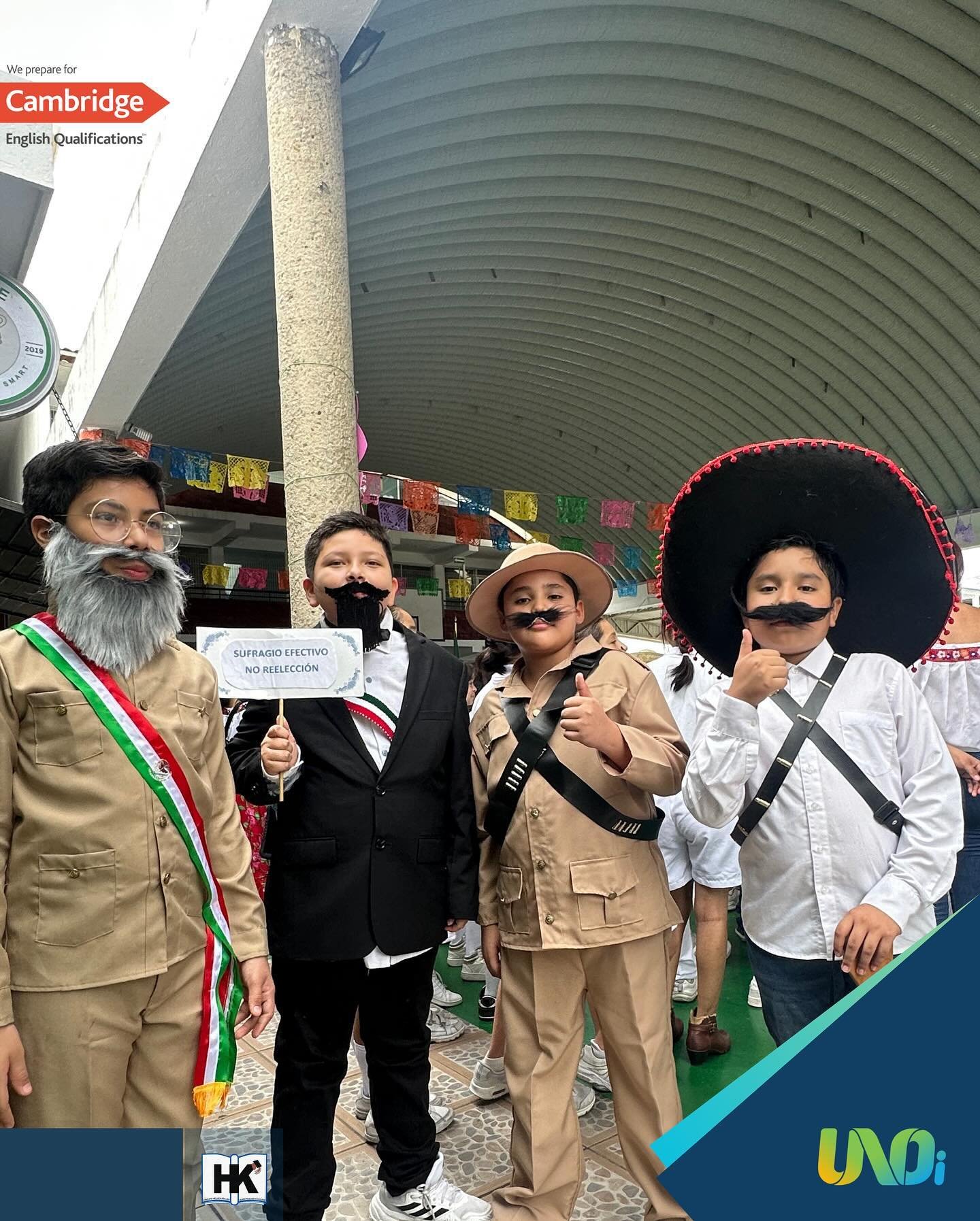 🇲🇽✨ &iexcl;Celebramos el D&iacute;a de la Revoluci&oacute;n Mexicana en grande! 🎉 Nuestros estudiantes brillaron con sus bailables y el desfile interno lleno de alegr&iacute;a y tradici&oacute;n. 👯&zwj;♀️🎶