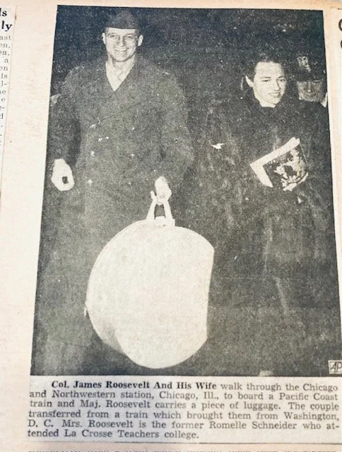 Romelle Schneider Roosevelt and husband James   Romelle was from Independence