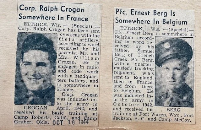 Ralph Crogan, Ernest Berg
