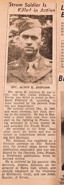 Alton Johnson, Strum
