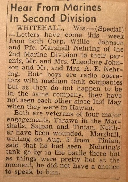 Willie Johnson  Marshall Nehring
