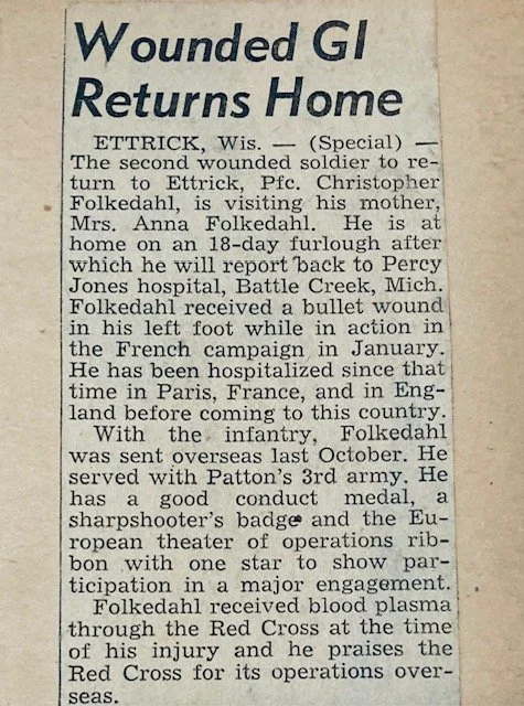 Christopher Folkedahl, Ettrick