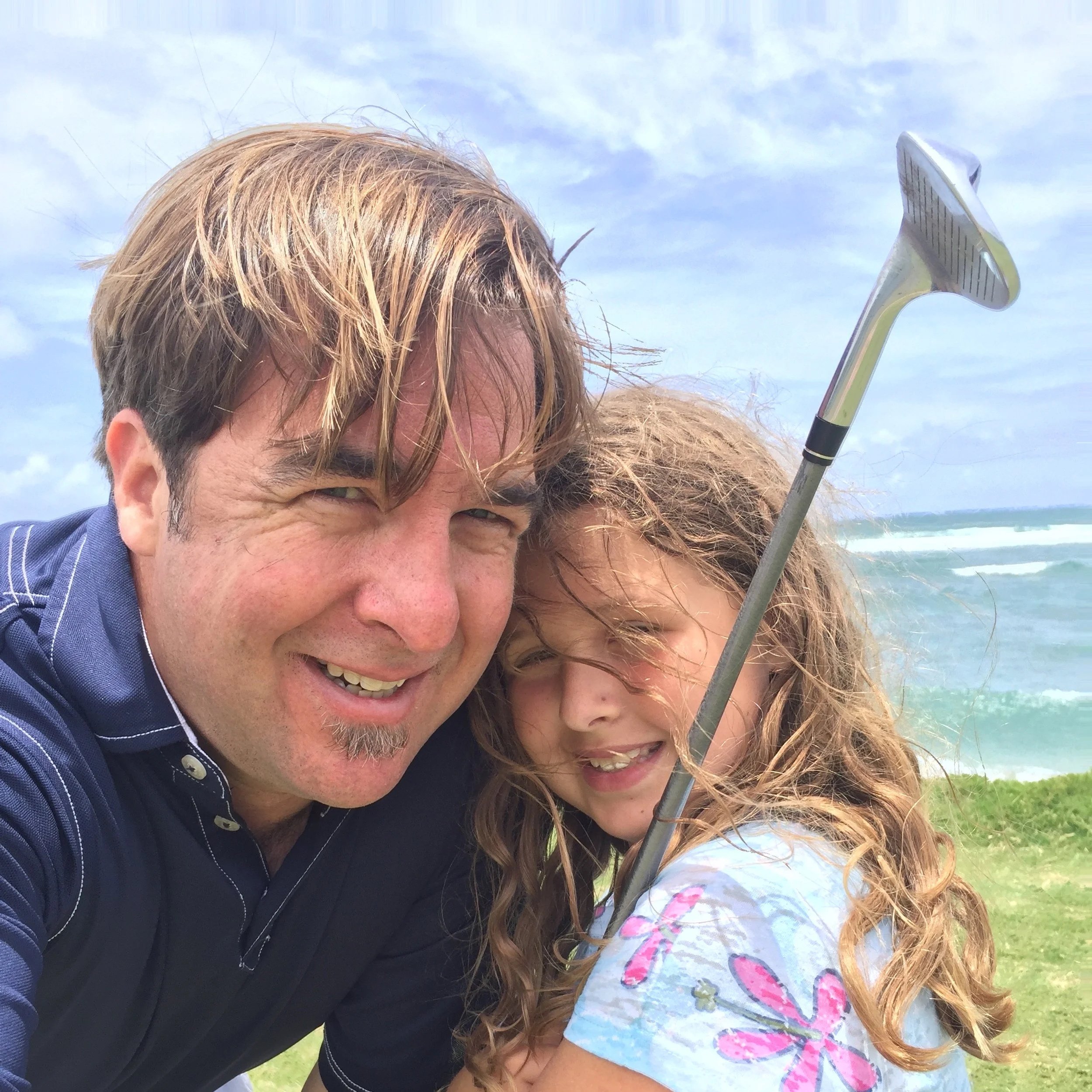 Matthew Scheffelman with daughter