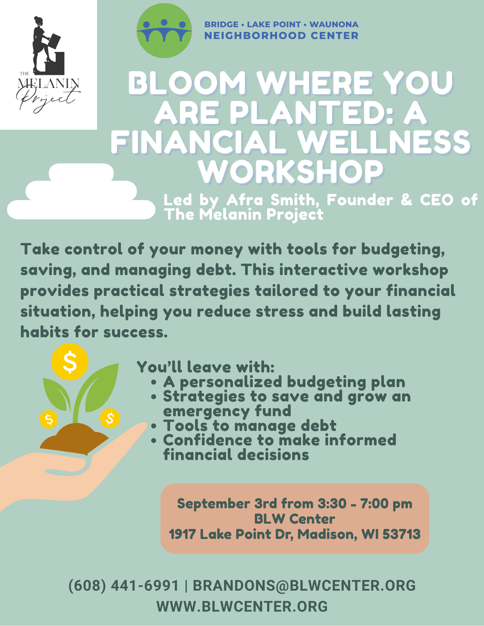 Bloom Where You Are Planted: A Financial Wellness Workshop