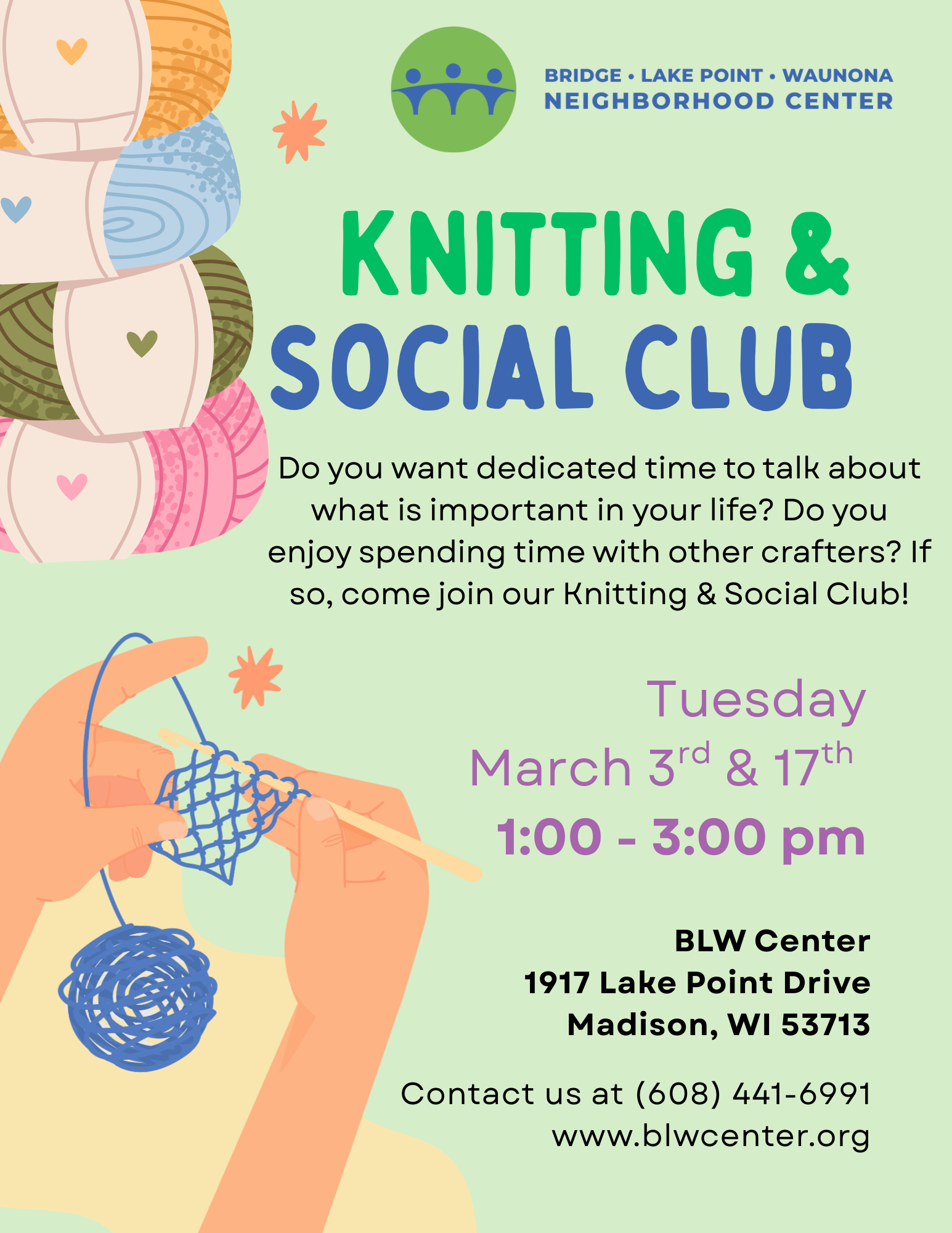 Knitting and Social 