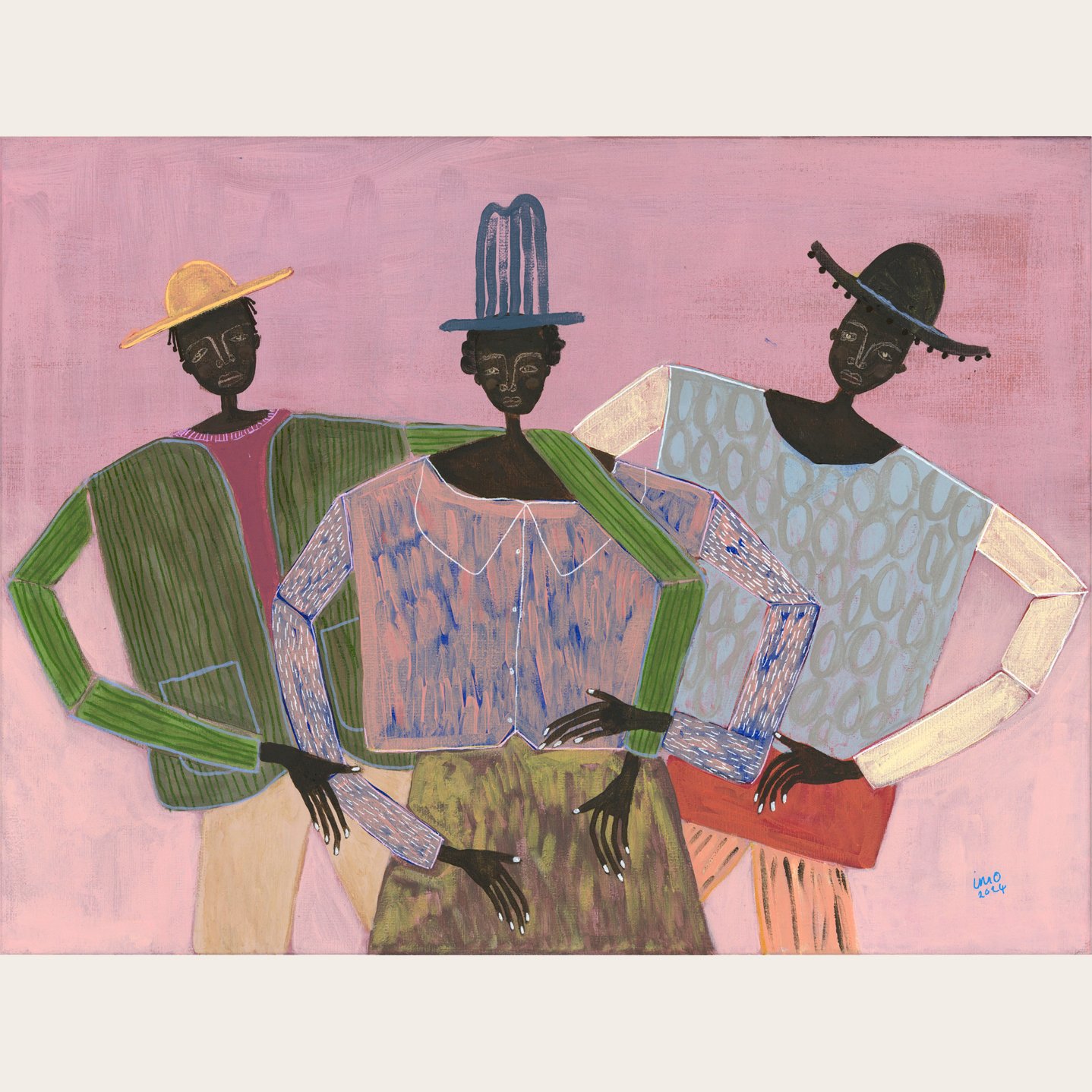 Ibi Meier-Oruitemeka
'Untitled', 2024 |
Painting, Acrylic on Canvas |
45.7 x 61cm / 18˝ x 24˝
(SOLD)
