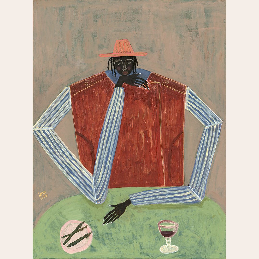 Ibi Meier-Oruitemeka
'Maybe I'm OK', 2024 |
Painting, Acrylic on Canvas |
61 x 46cm / 24” x 18”
(SOLD)