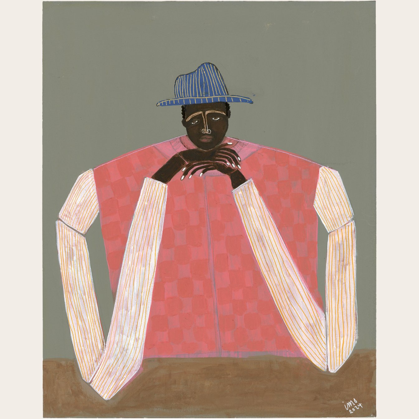 Ibi Meier-Oruitemeka
'Untitled', 2024 |
Painting, Acrylic on Canvas Board |
50.8 x 40.6cm / 20˝ x 16˝
(SOLD)