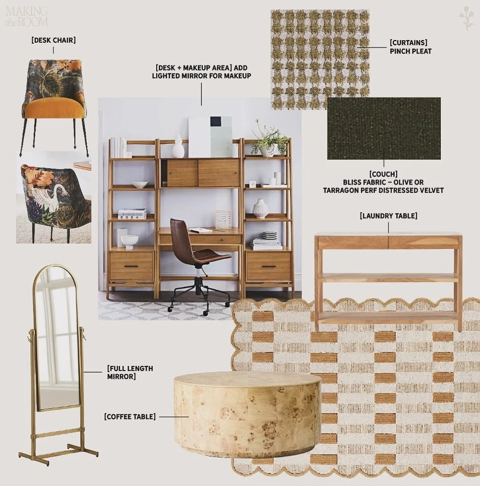 New year, new room! 🌟 This once-unused guest bedroom was ready for a transformation, and I couldn&rsquo;t wait to take on the challenge. The client had a long wishlist, from functionality to style, and I&rsquo;m thrilled to say we checked off every 