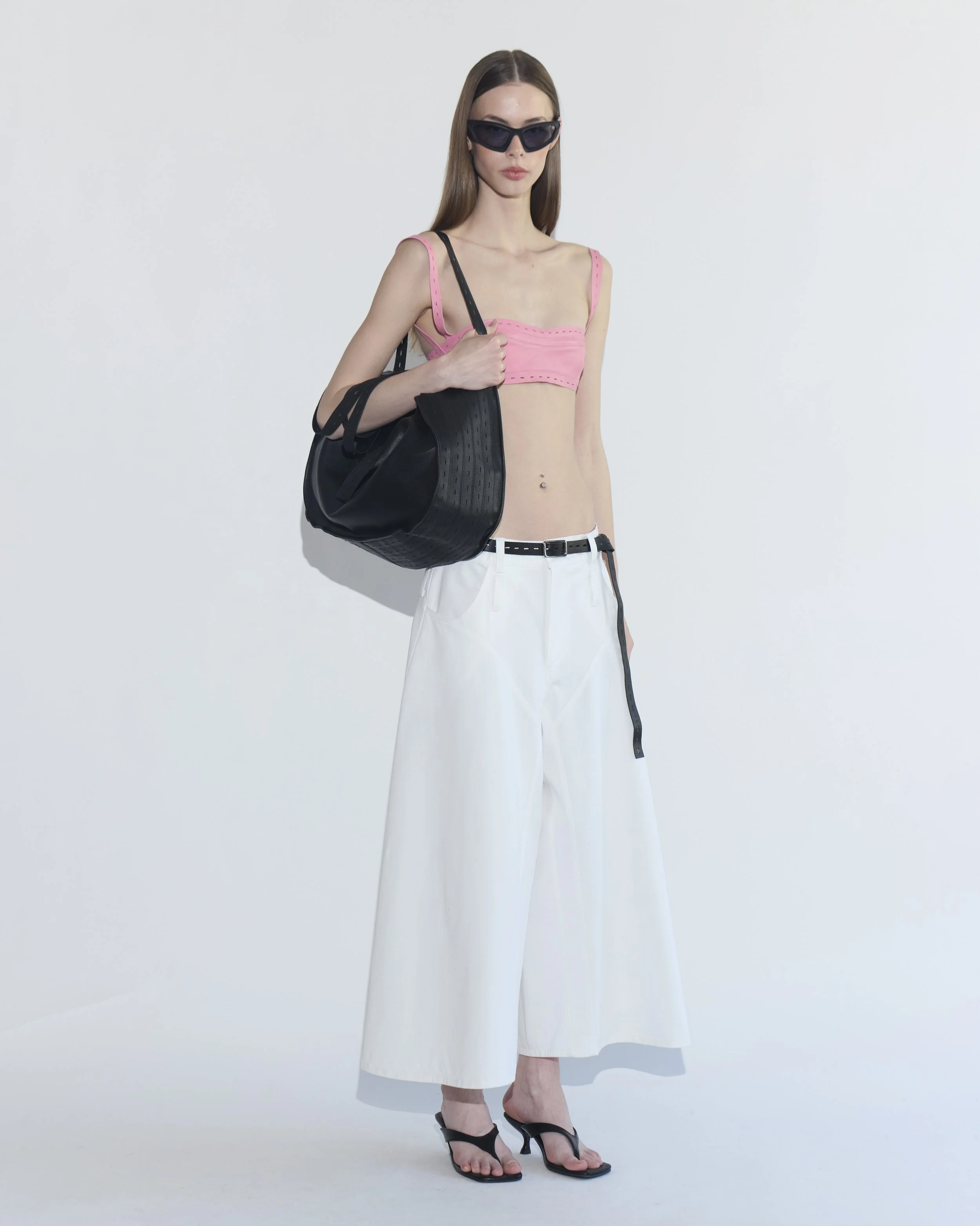 5.0 cullotes jeans in  white