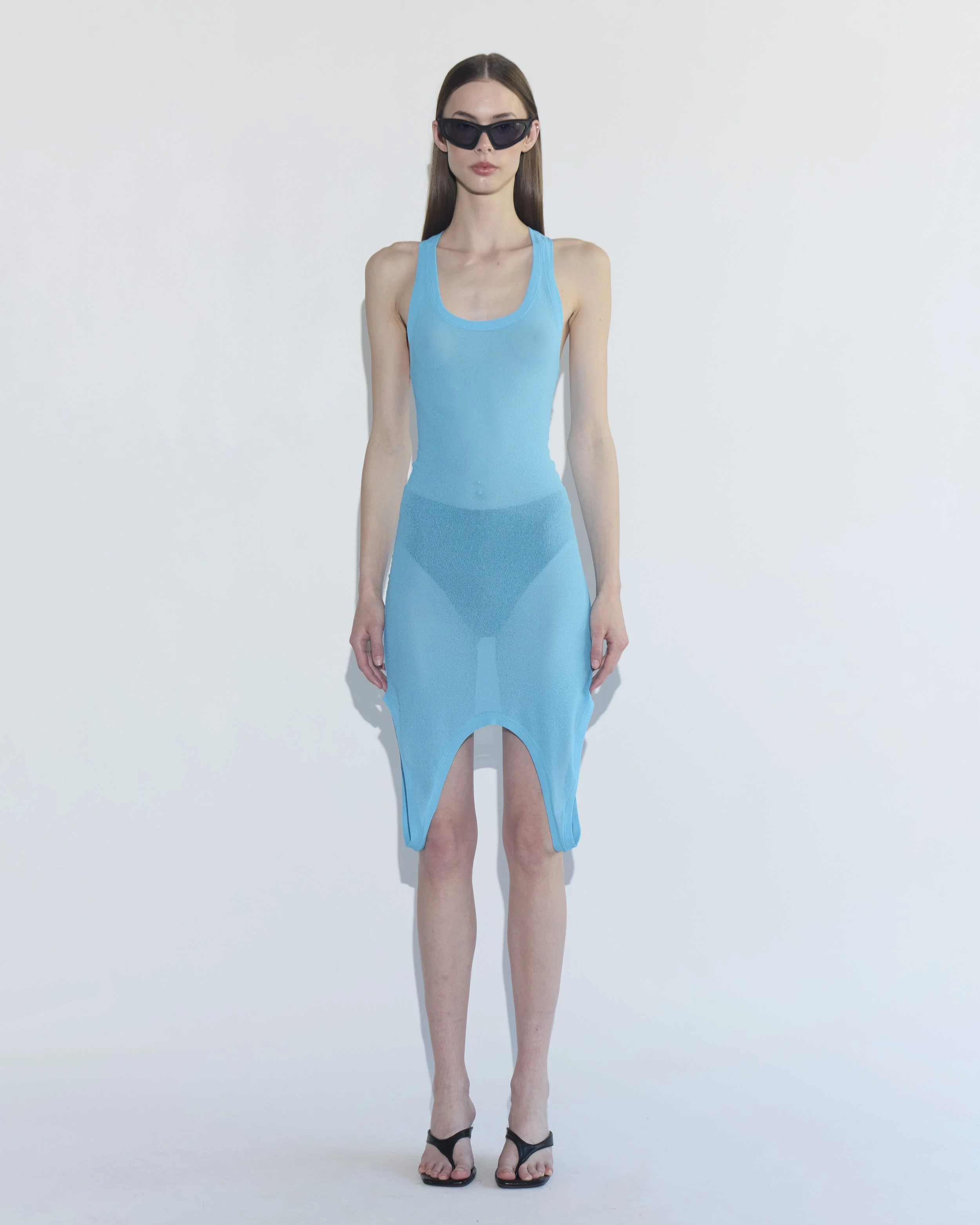 5.0 mesh Twin mini dress