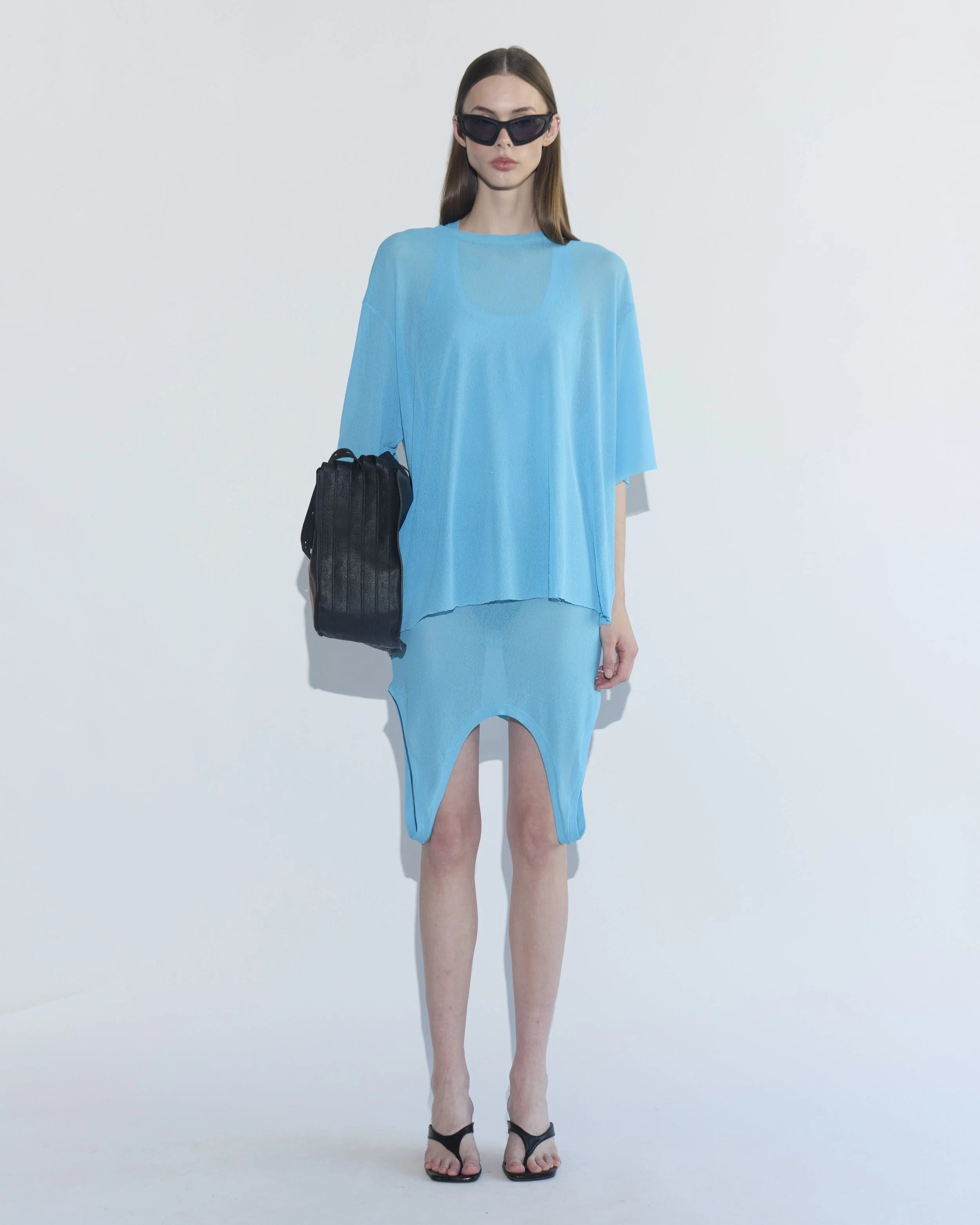 5.0 mesh oversized T-shirt