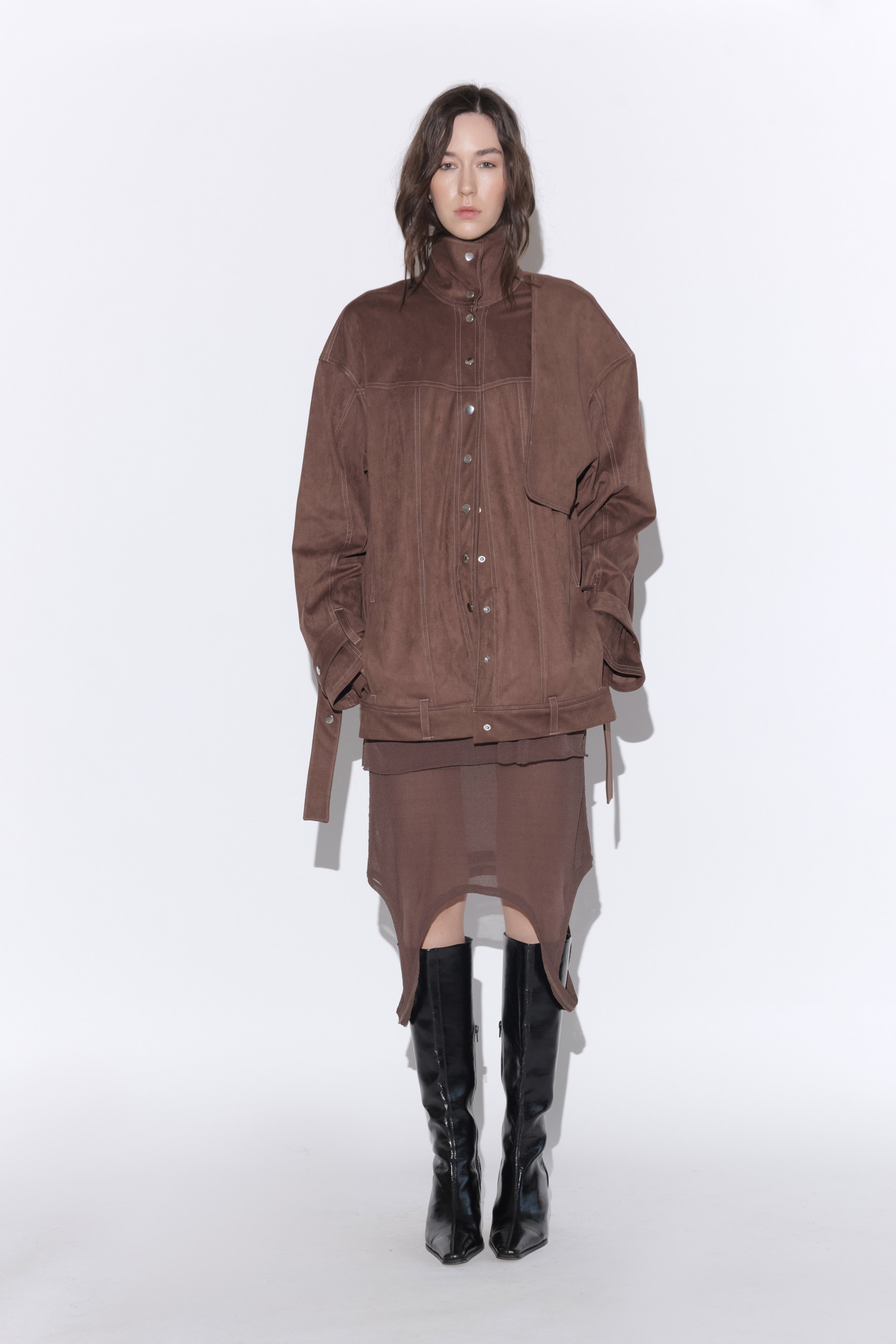 6.0 FAUX SUEDE JACKET