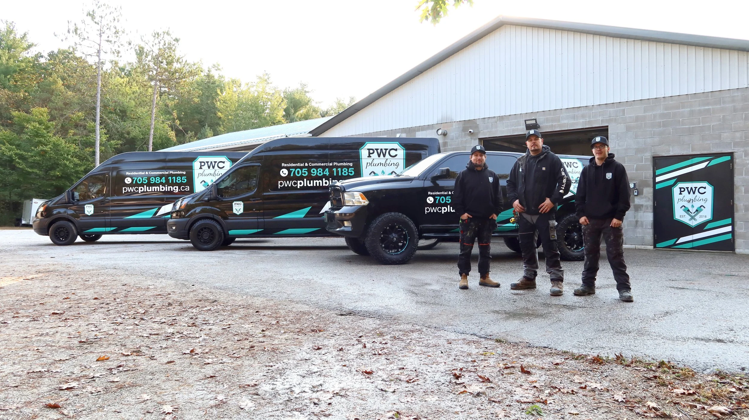 PWC Plumbing team based in Springwater, Ontario