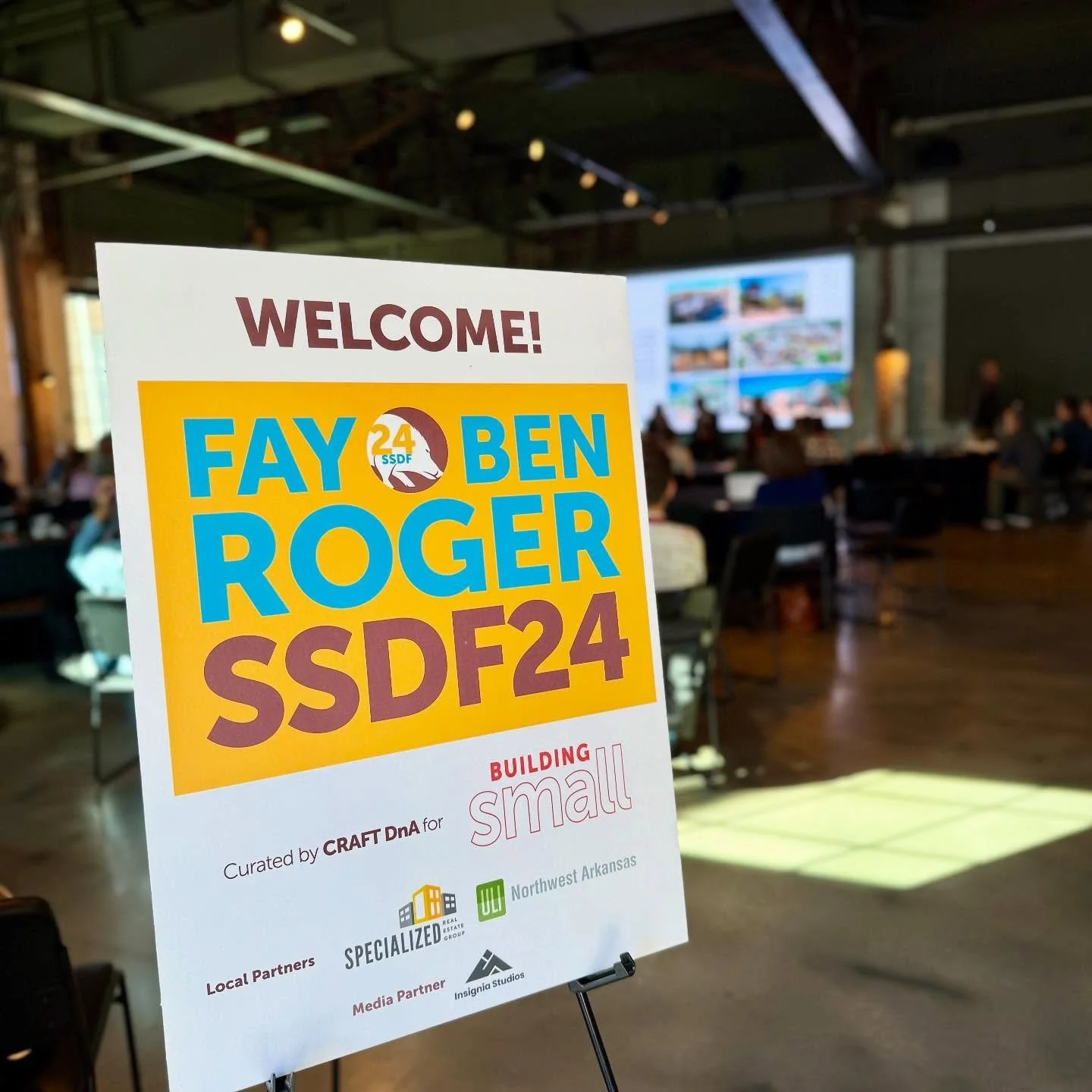 Just back from a few inspiring days in Northwest Arkansas for the Small Scale Developer Forum (SSDF)!
We explored some incredible small-scale development projects and joined panel discussions on food & beverage, housing, and mixed-use design &md