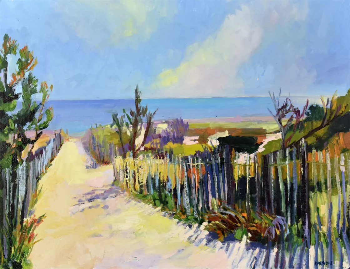 Dune Path, 12 x 16 inches, oil on panel