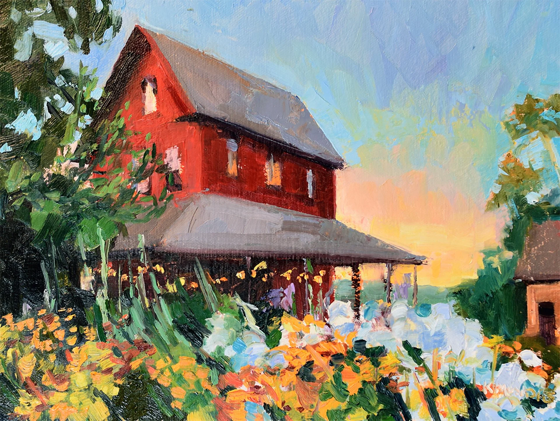 Tender Hearth, 9 x 12 inches, oil on panel