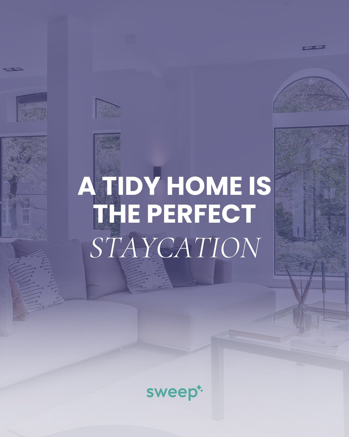 Why book a getaway when your home feels like one? 🫧🧽🧺

A clean, calm, clutter-free space is the staycation you didn&rsquo;t know you needed.

Let us help you get there&mdash;request your cleaning quote today!

📧 info@sweepcleaners.ca
🌐 www.sweep
