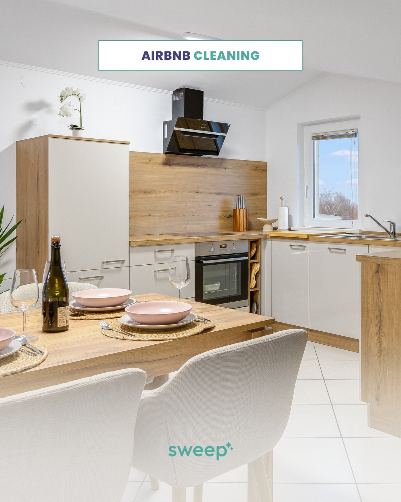✨ Airbnb hosts: first impressions start the second guests walk in.

A spotless space = better reviews, happier guests, and more re-bookings.

Sweep Cleaners offers fast, detailed Airbnb turnovers with:

✔ Linen changes + laundry
✔ Kitchen + bathroom 