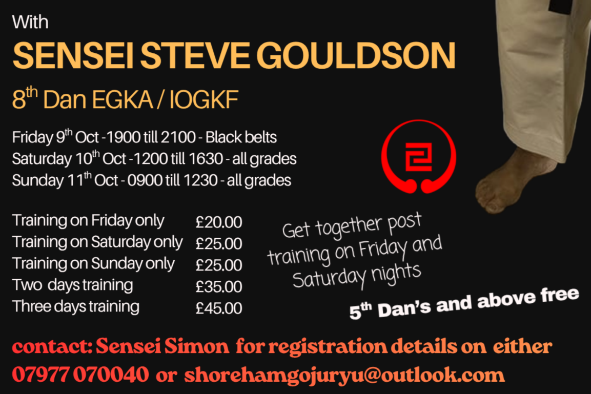 Shoreham Goju Ryu Karate Dojo's October Gasshuku