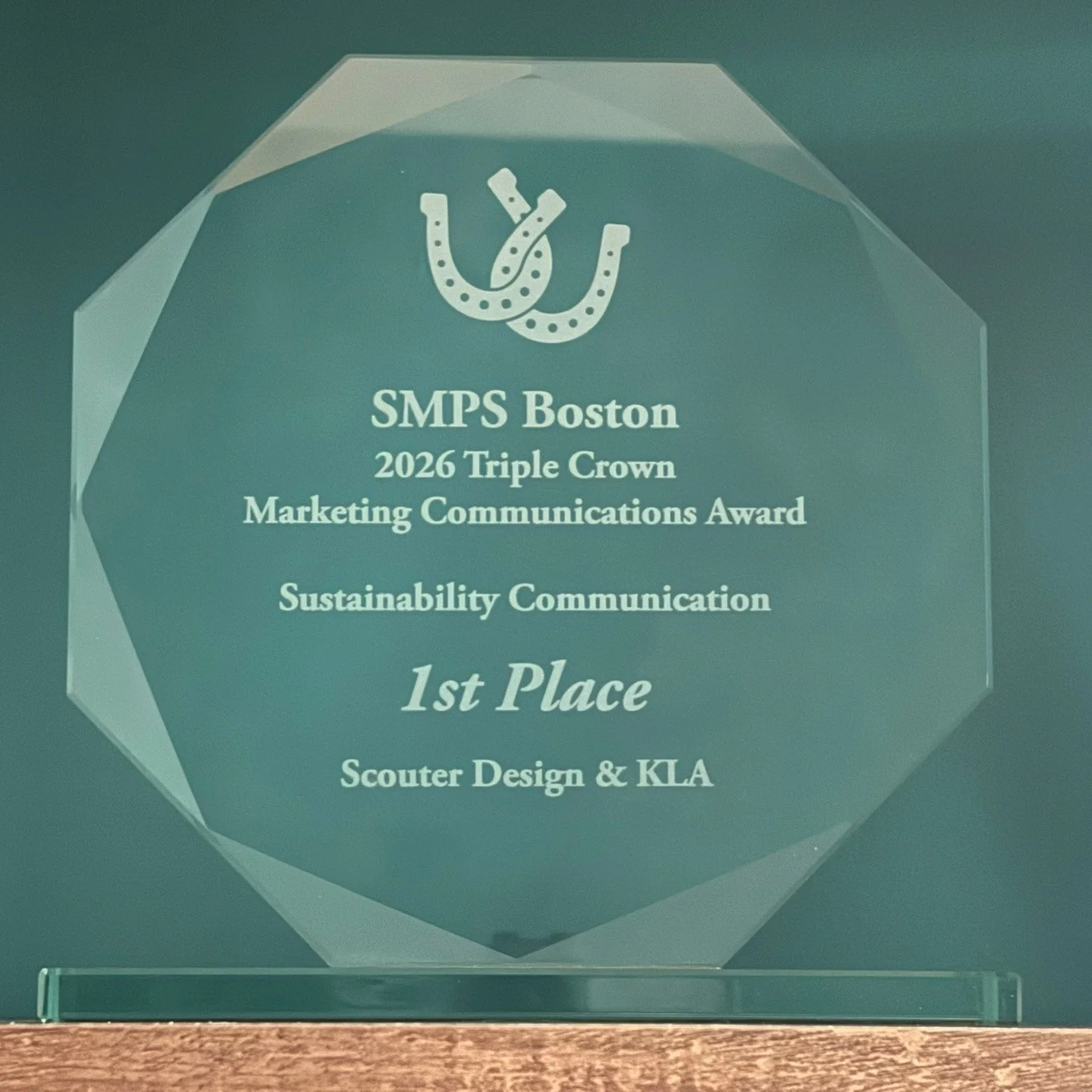 Scouter Design has won its first SMPS award for Sustainability Communication! 

Thank you SMPS for a great evening and congratulations to all of the winners. Everyone works so hard every day so it's nice, awards or not, to be recognized for the hard 