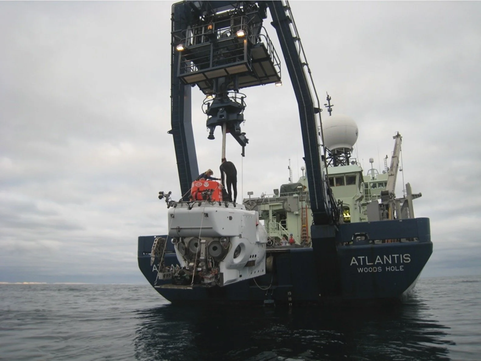 Rare Opportunity to see DSV Alvin and R/V Atlantis Together at WHOI, Woods Hole MA