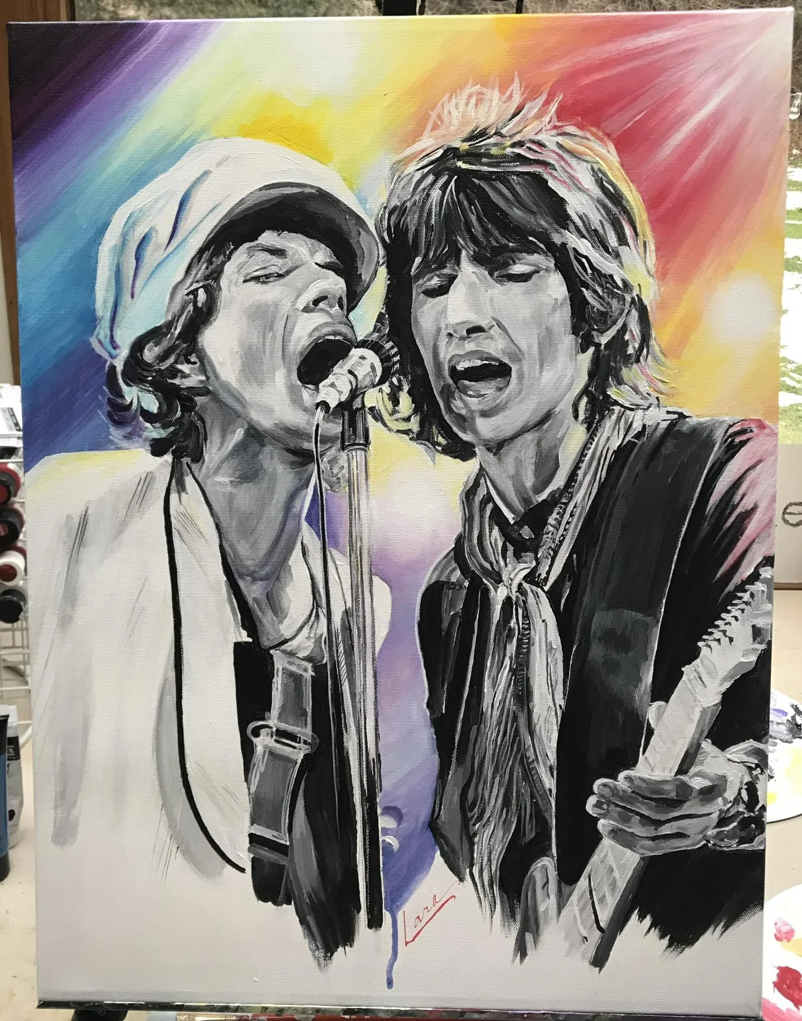 Mick Jaggar & Keith Richards