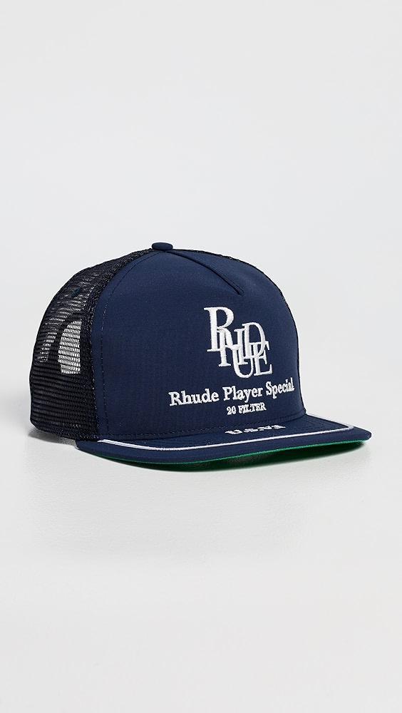 Rhude Player Special Trucker Cap