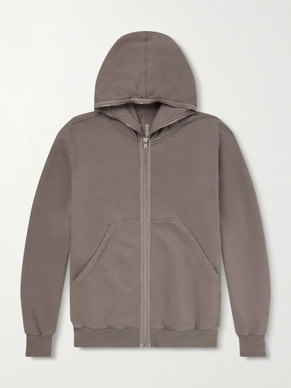 DRKSHDW BY RICK OWENS Jumbo Cotton-Jersey Zip-Up Hoodie