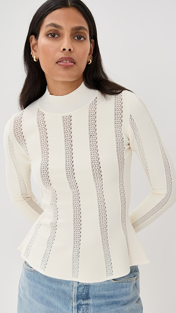 Sea Devon Knit Peplum Top Devon Knit Peplum Top