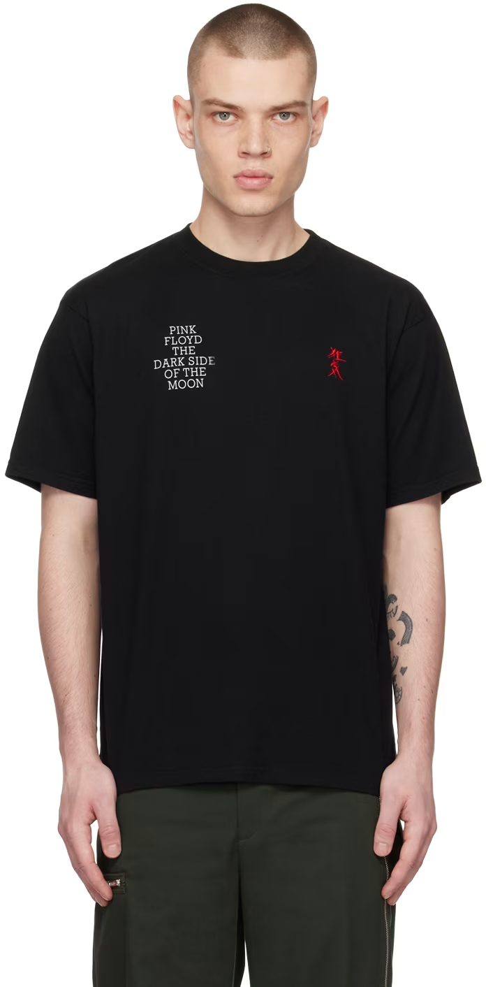 UNDERCOVER Black Embroidered T-Shirt