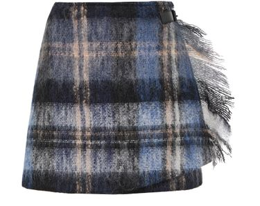 LOEWE Mohair and wool blend mini skirt
