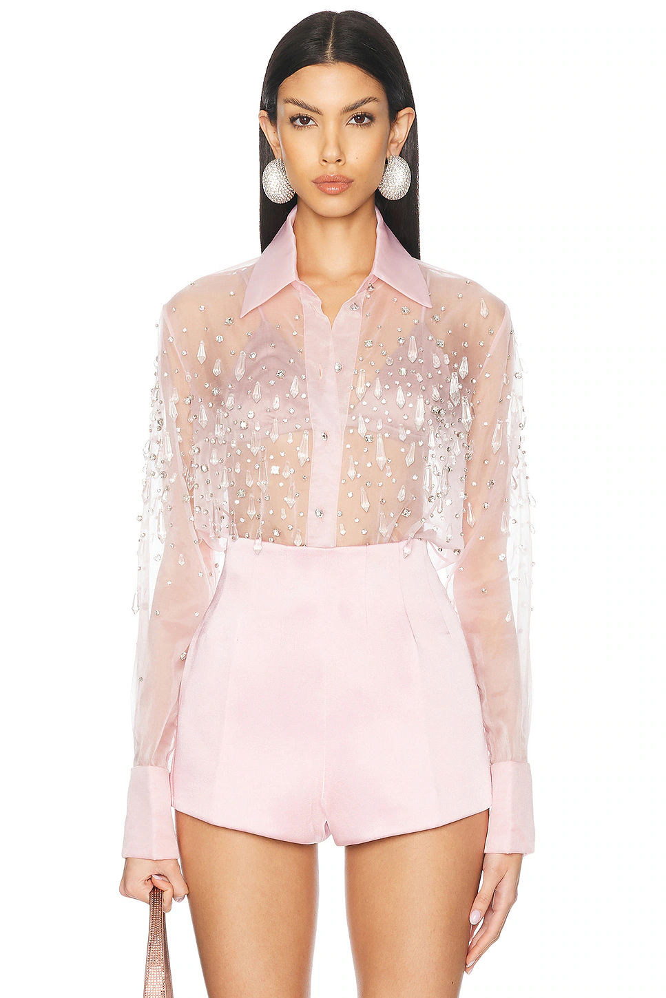 retrofete Aubriella Embellished Shirt