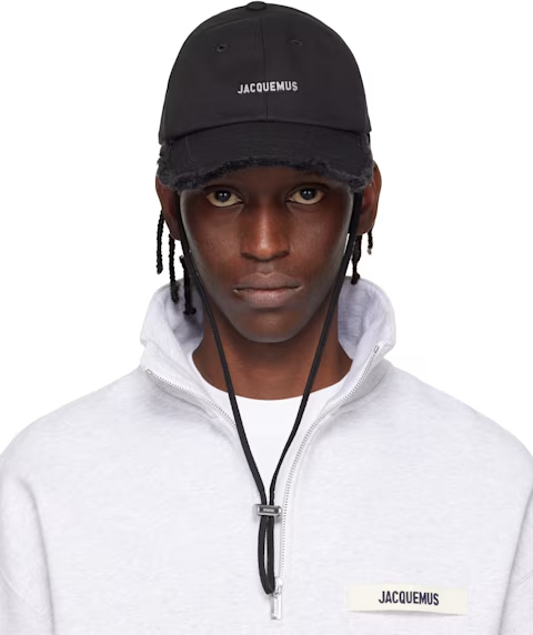 JACQUEMUS Black Les Classiques 'The Artichaut' Denim Cap