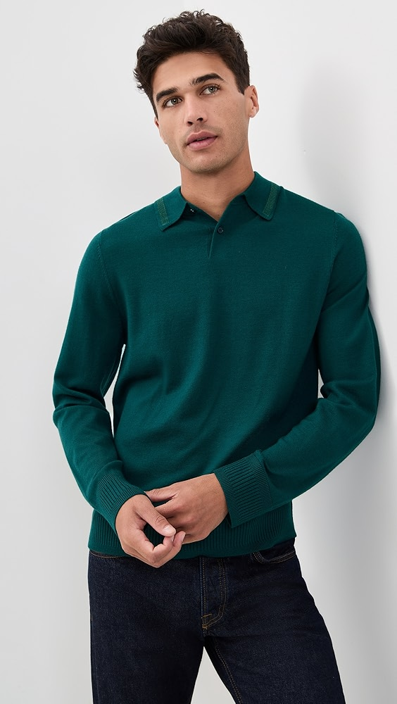 PS Paul Smith Sweater Long Sleeve Polo  Sweater Long Sleeve Polo