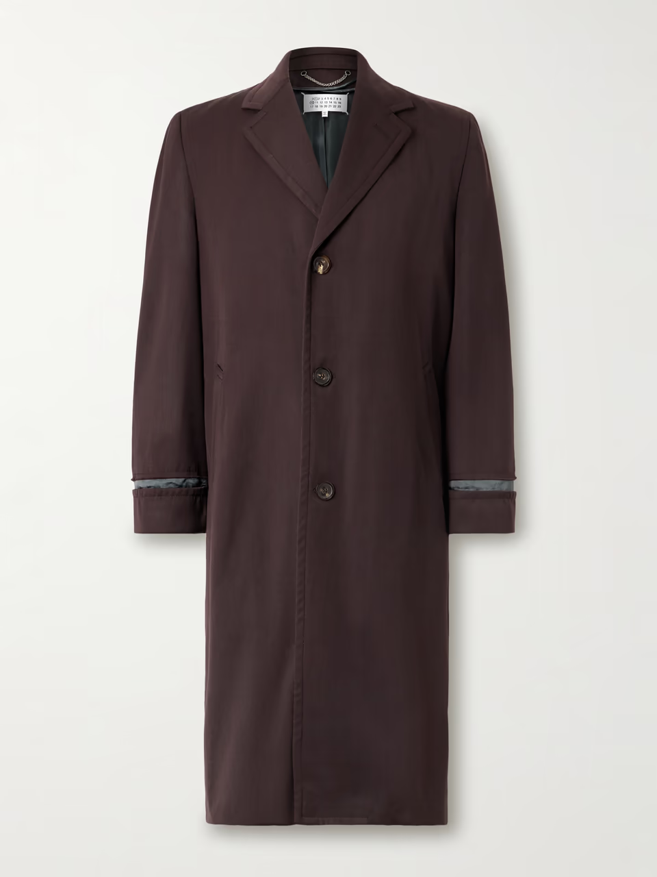 MAISON MARGIELA Virgin Wool Trench Coat