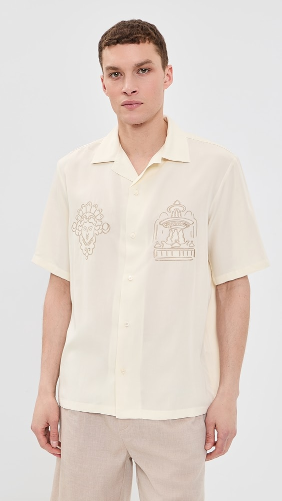 Maison Kitsuné Parisian Monuments Resort Shirt