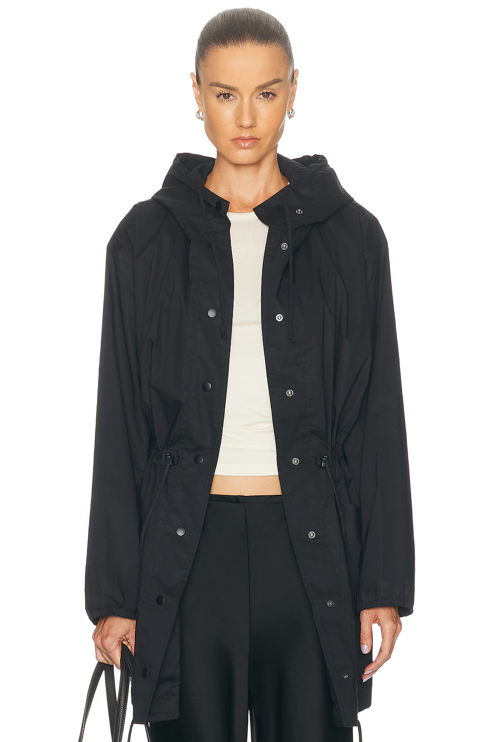 SKIMS Swiss Cotton Sateen Anorak Jacket