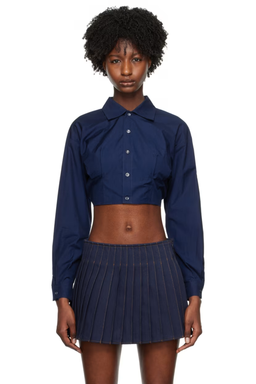 AMI Paris SSENSE Exclusive Blue Shirt