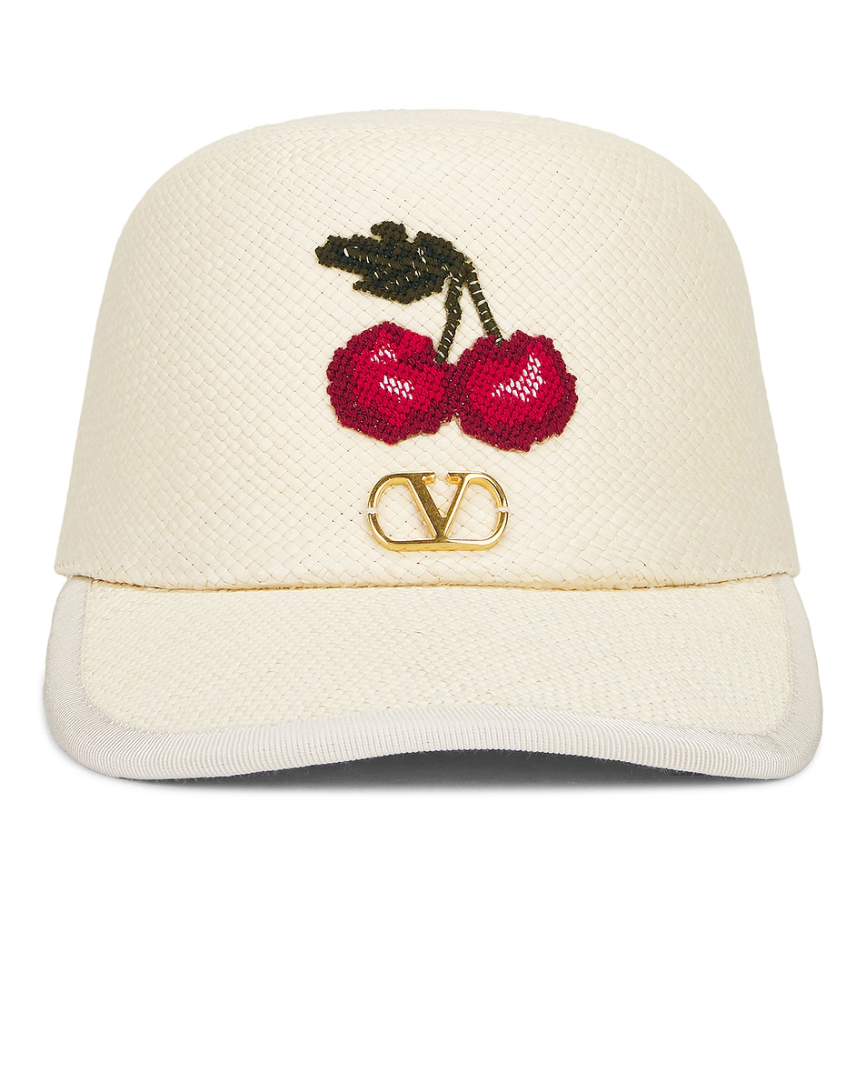 Valentino Garavani V Logo Signature Baseball Hat