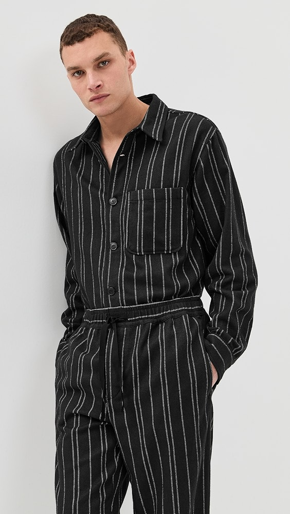 Isabel Marant Irudy Striped Overshirt  Irudy Striped Overshirt